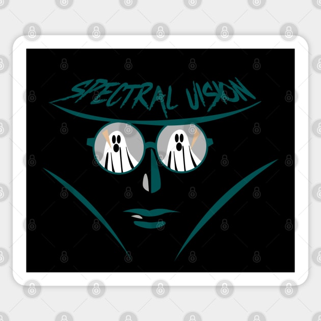 Spectral Vision Sticker by Fun Funky Designs
